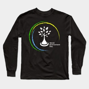 World Environment day poster Long Sleeve T-Shirt